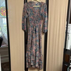 Floral Paisley Maxi Dress